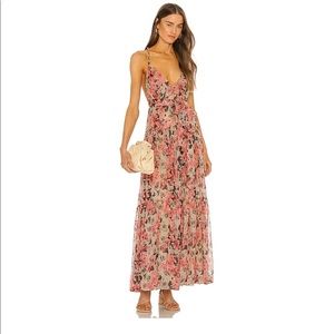 ASTR THE LABEL FLORAL EARTHA DRESS - PINK NWT